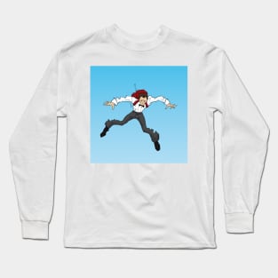 Secret Agent skydive sky Long Sleeve T-Shirt